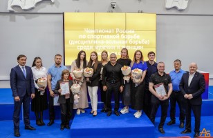 В Красноярске прошло чествование победителей и призеров чемпионата России