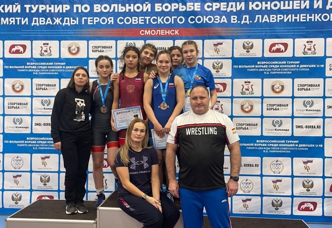 Результаты Всероссийских соревнований по вольной борьбе среди девушек