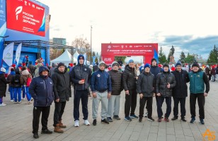 Массовая утренняя зарядка в центре Красноярска!