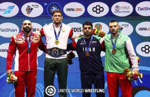 Артур Саргсян завоевал серебряную медаль на чемпионате мира по спортивной борьбе