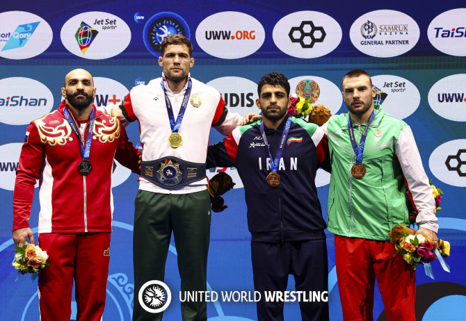 Артур Саргсян завоевал серебряную медаль на чемпионате мира по спортивной борьбе